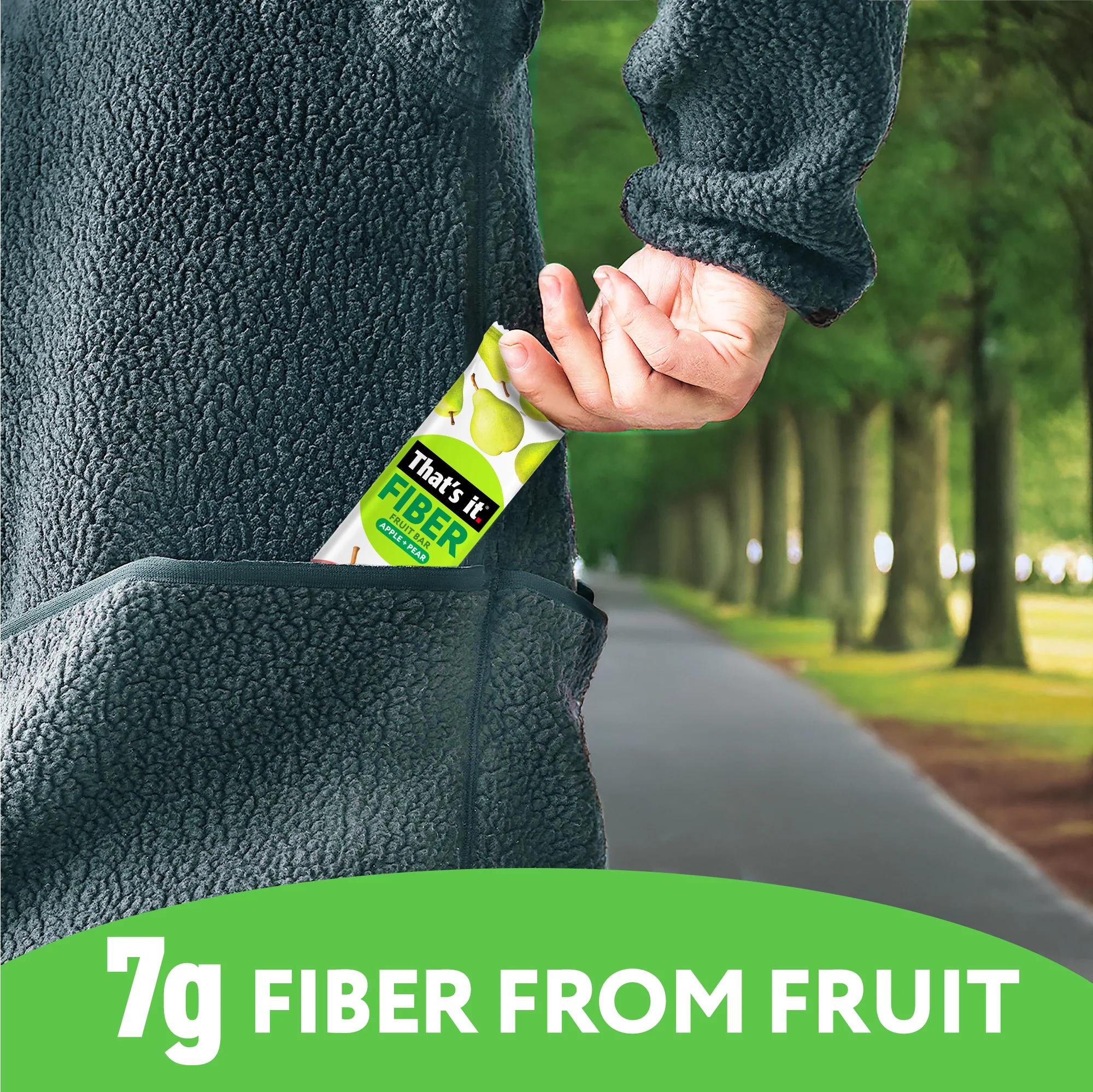 Apple + Pear Fiber Fruit Bars (12 Bars) - Image 5