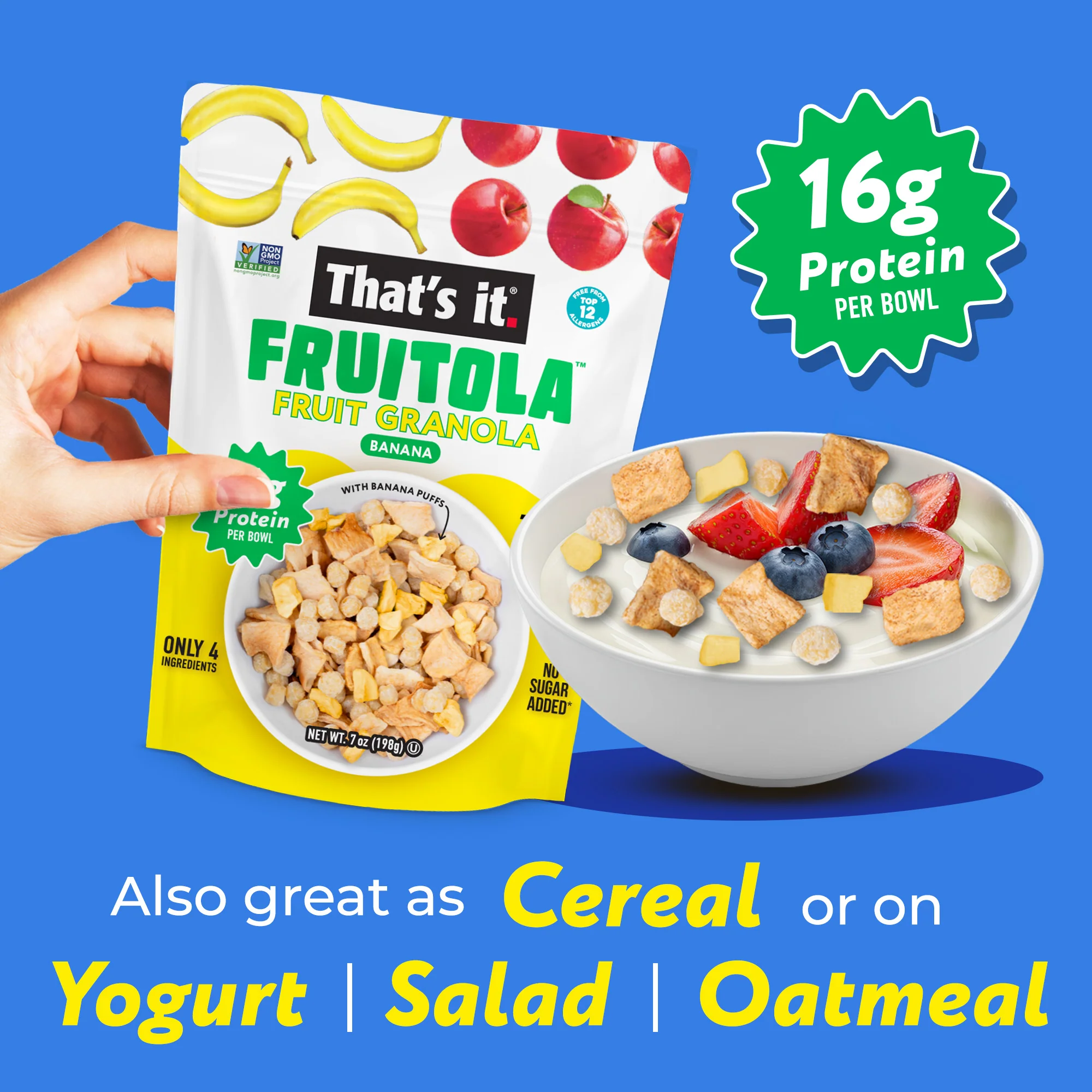 Banana Fruitola Fruit Granola (3 Packs) - 7oz - Image 4