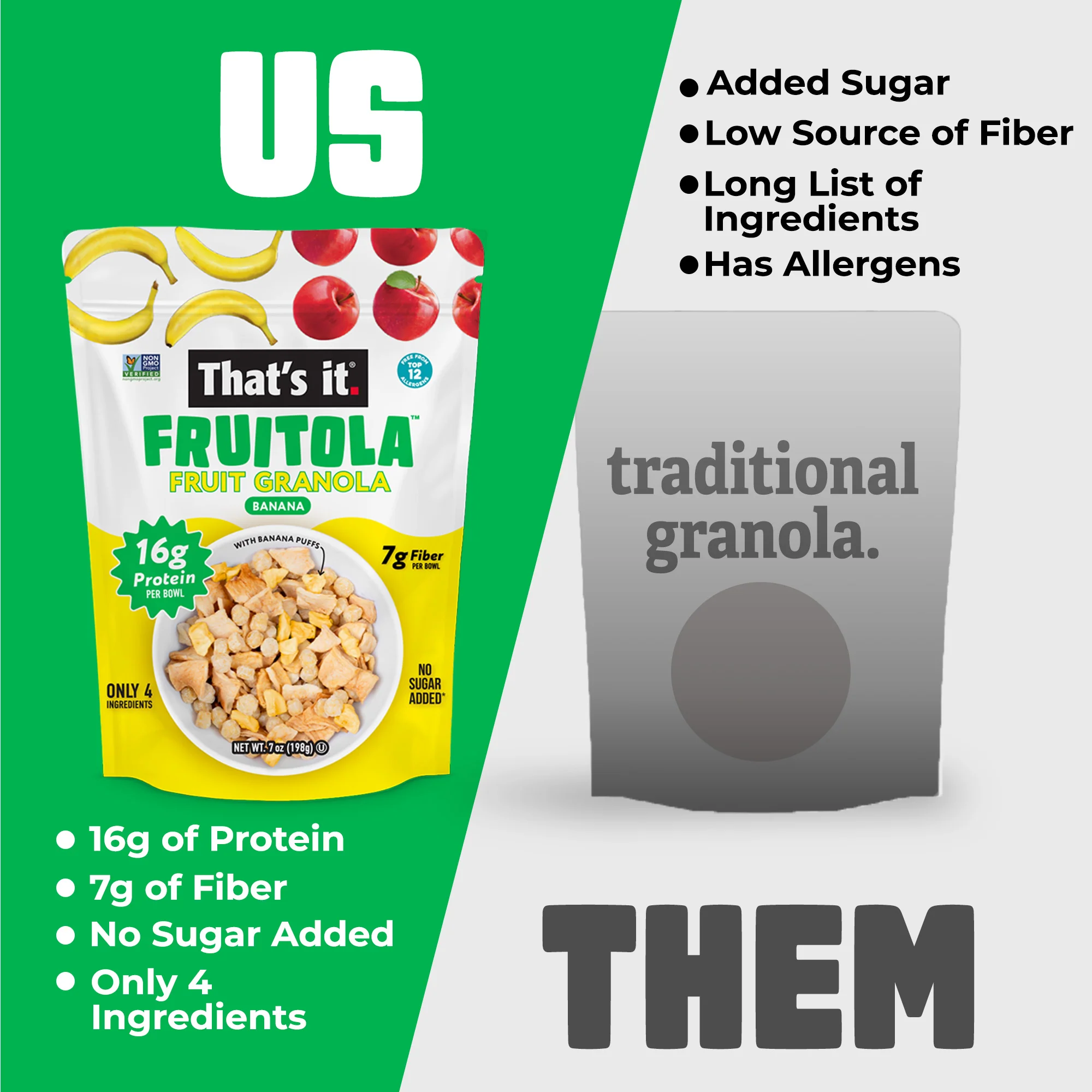 Banana Fruitola Fruit Granola (3 Packs) - 7oz - Image 8