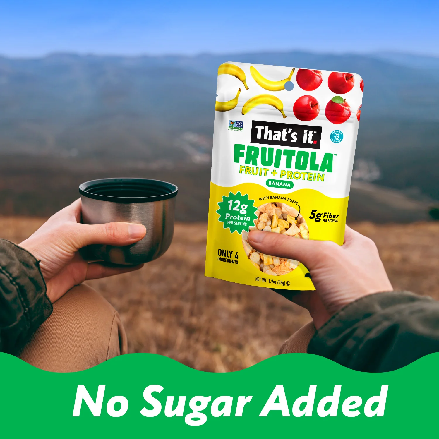 Banana Fruitola Fruit Granola - Snack Size (4 Packs) - 1.9oz - Image 6