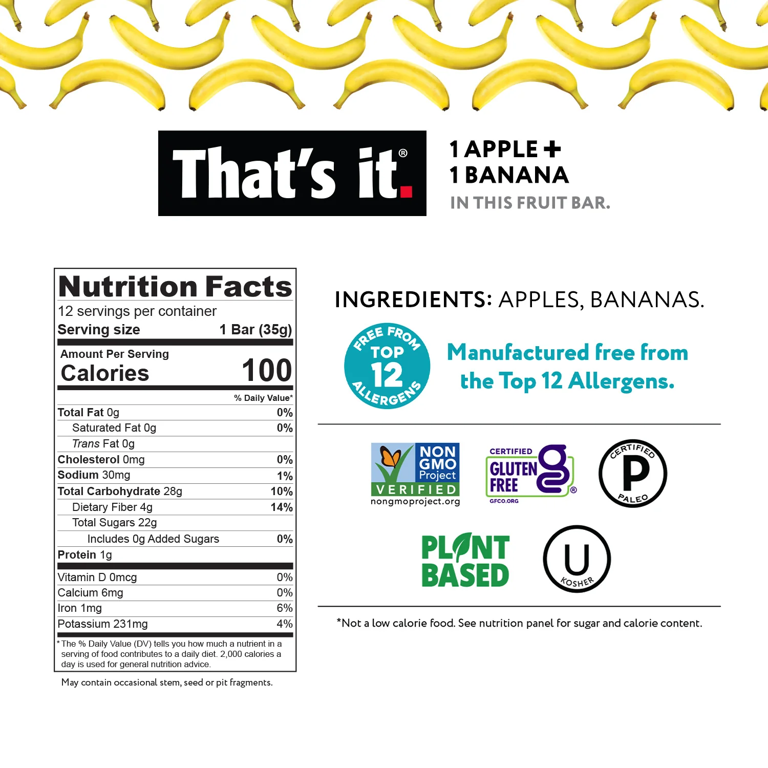 Best Sellers Fruit Bar Variety Pack - Banana, Cherry & Mango (36 Bars) - Image 5
