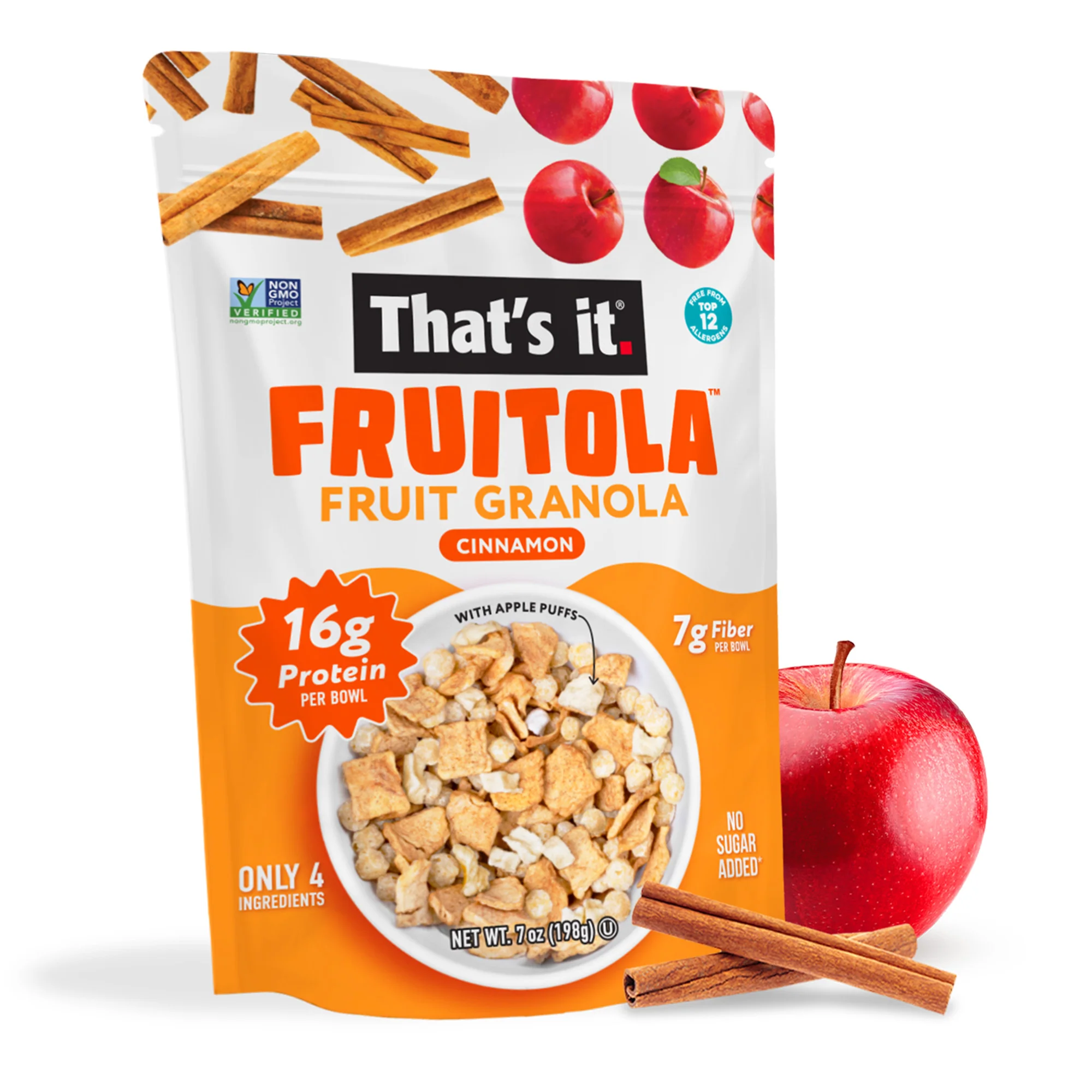 Cinnamon Fruitola Fruit Granola (3 Packs) - 7oz - Image 2