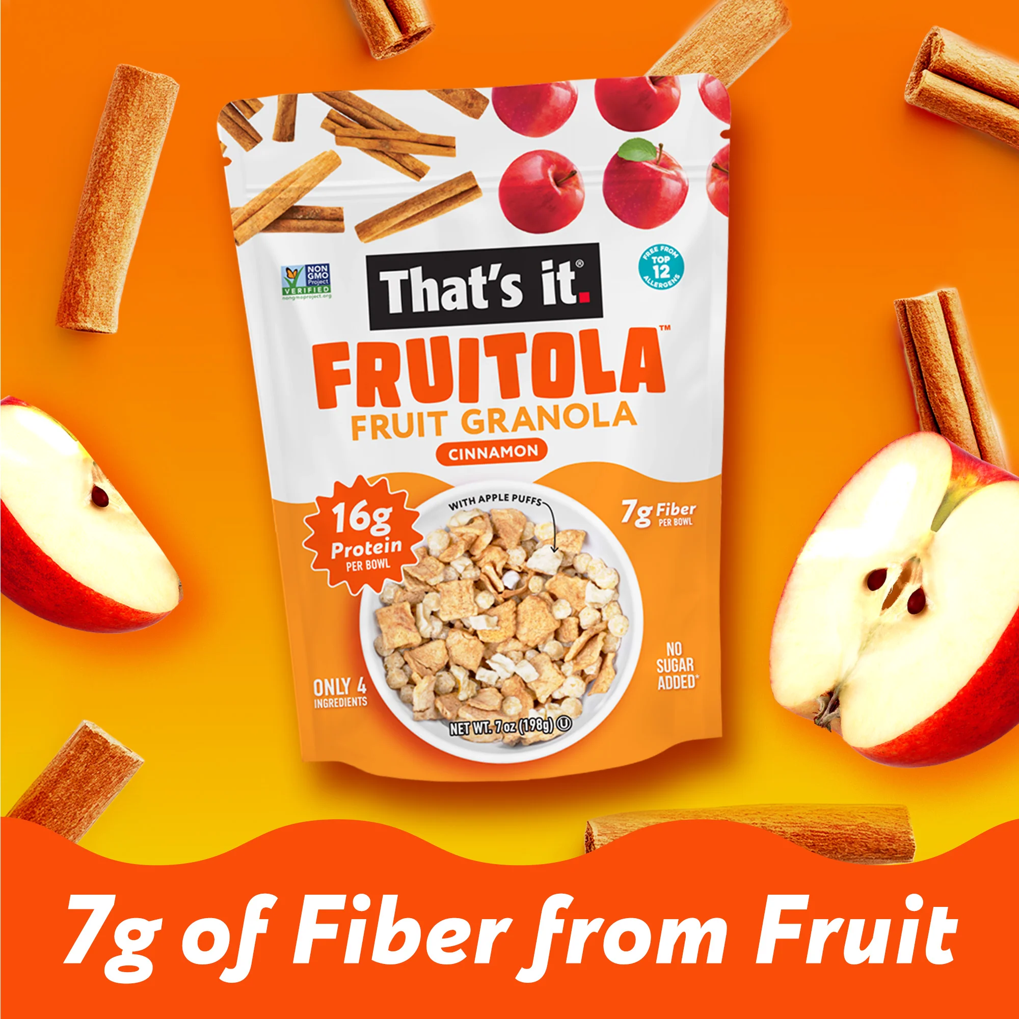 Cinnamon Fruitola Fruit Granola (3 Packs) - 7oz - Image 5