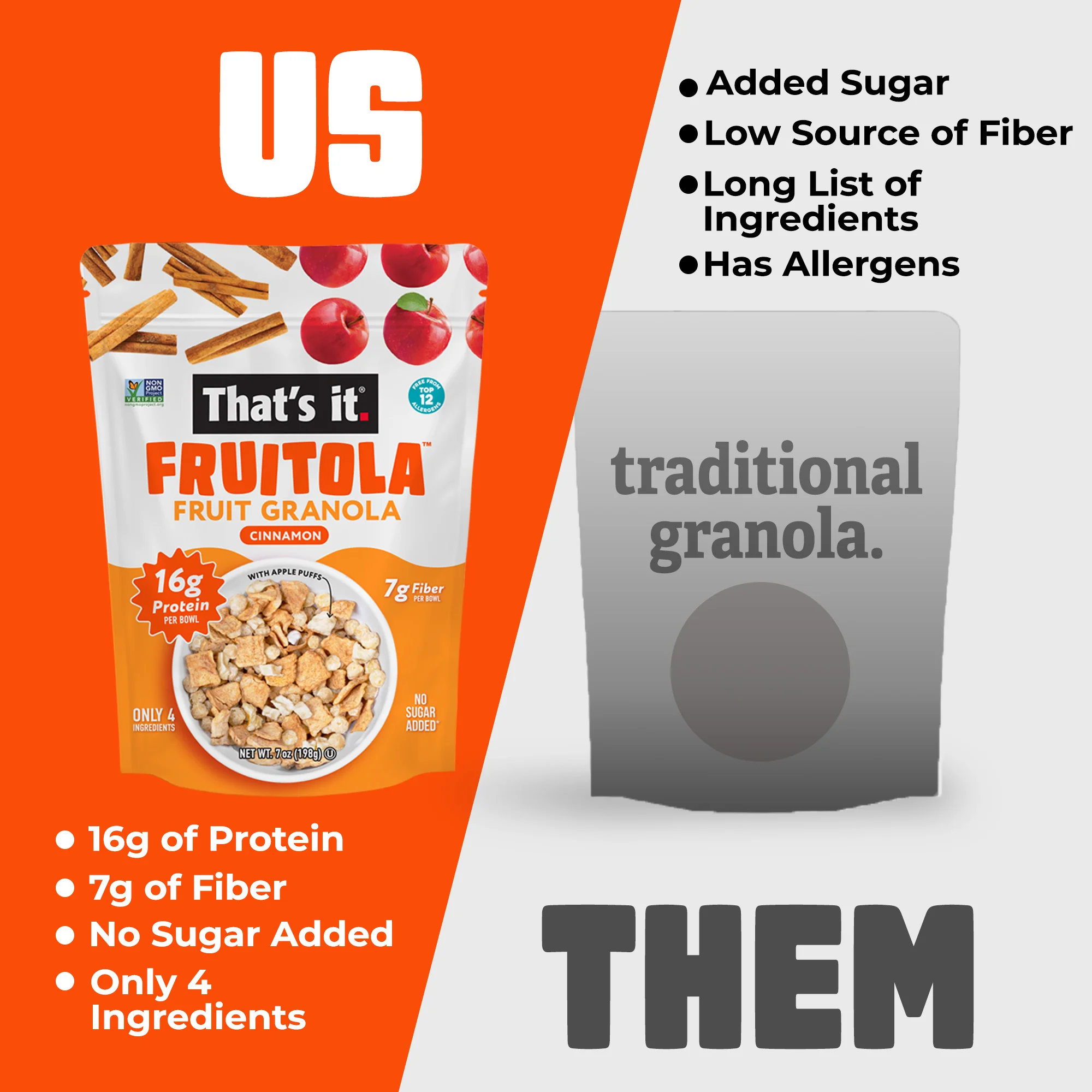 Cinnamon Fruitola Fruit Granola (3 Packs) - 7oz - Image 8