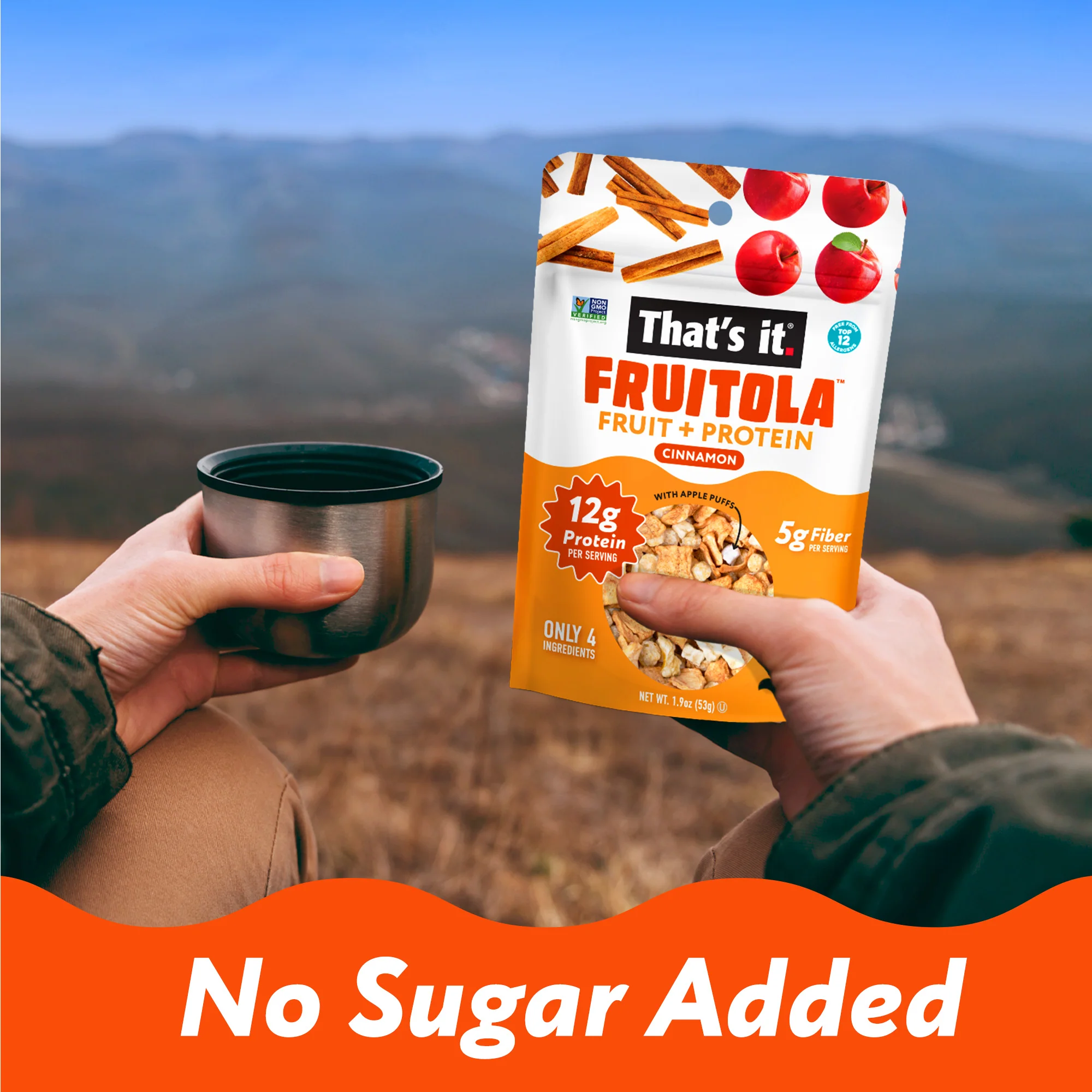 Cinnamon Fruitola Fruit Granola - Snack Size (4 Packs) - 1.9oz - Image 6