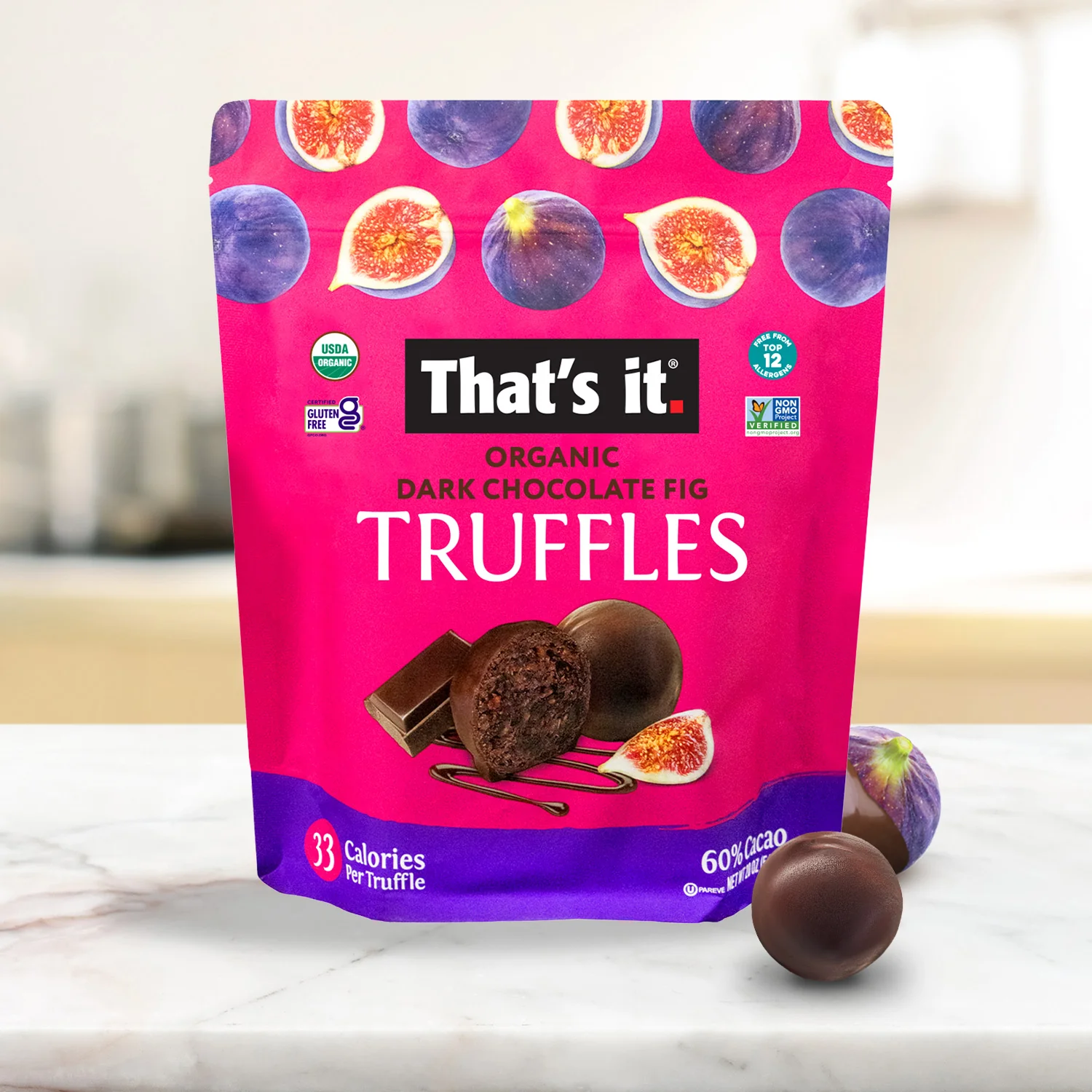Organic Dark Chocolate Fig Truffles (20 oz) - Image 5