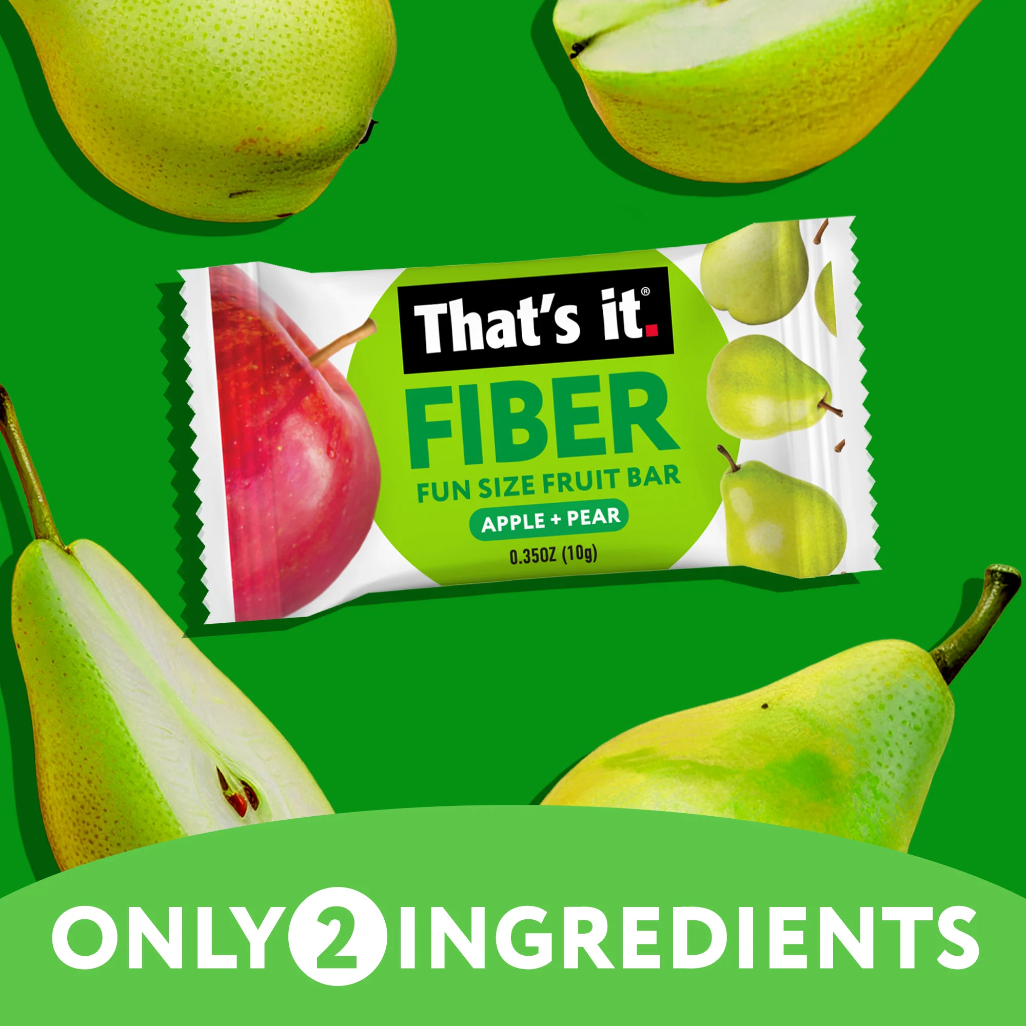 Fiber Fun Size Fruit Bar Variety - Mango & Pear (24 Bars) - Image 4