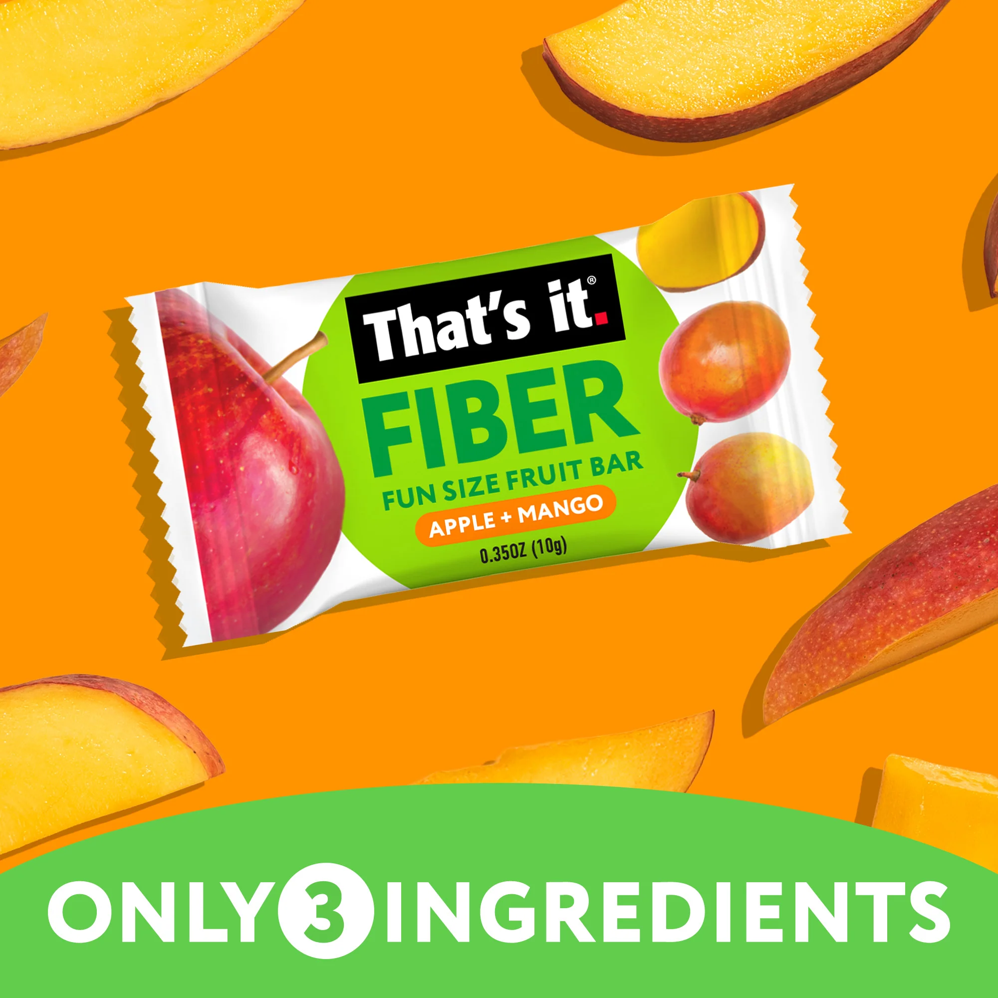 Fiber Fun Size Fruit Bar Variety - Mango & Pear (24 Bars) - Image 5