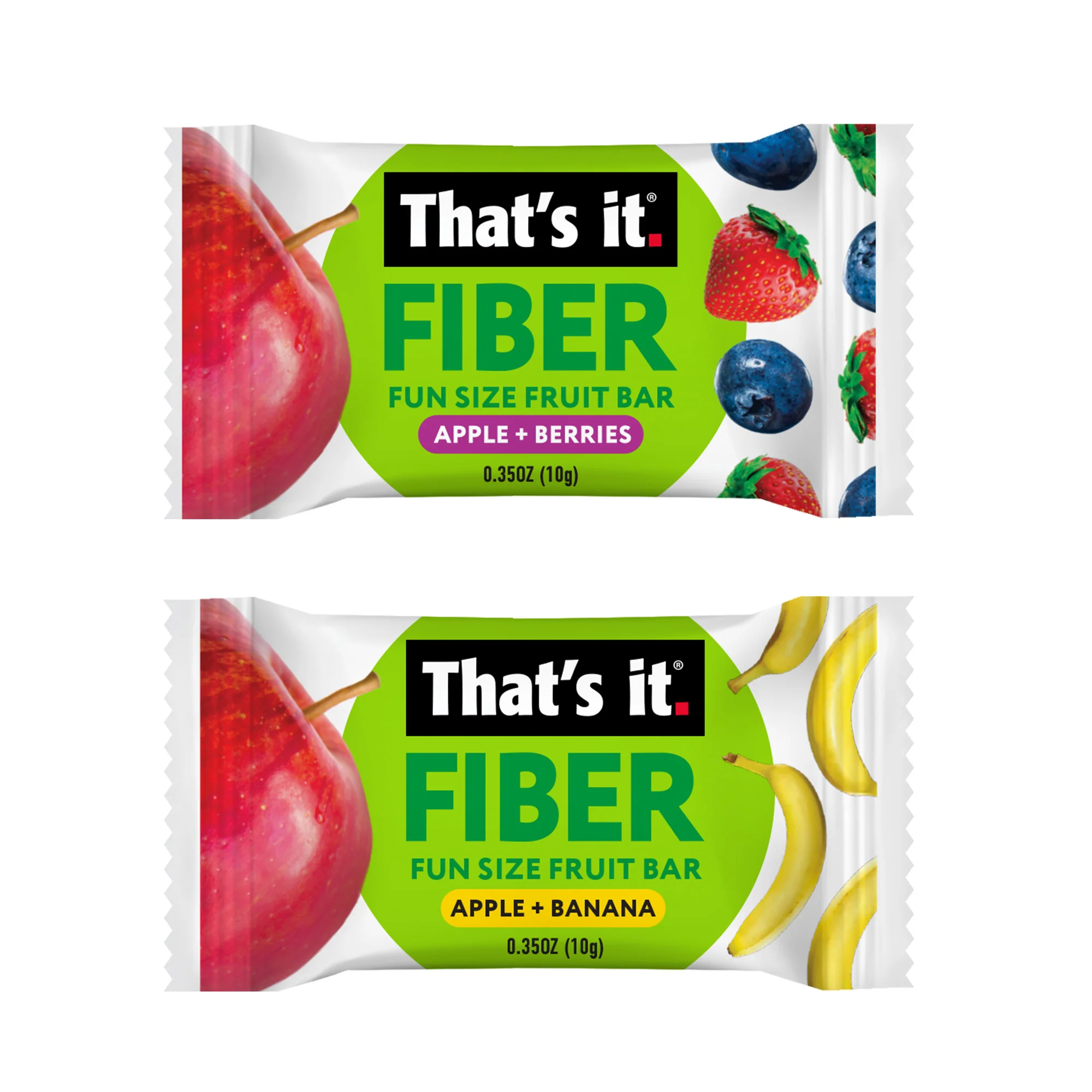Fiber Fun Size Fruit Bar Variety - Mixed Berries & Banana (24 Bars) - Image 2