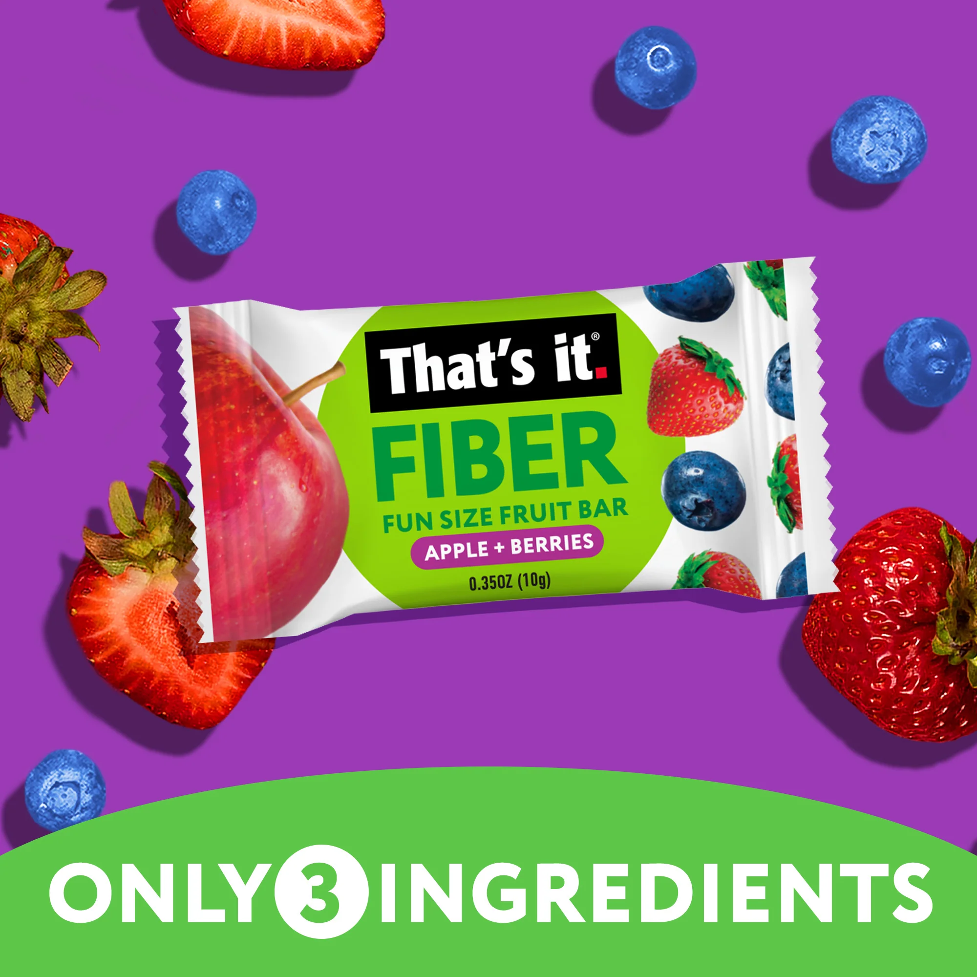 Fiber Fun Size Fruit Bar Variety - Mixed Berries & Banana (24 Bars) - Image 4