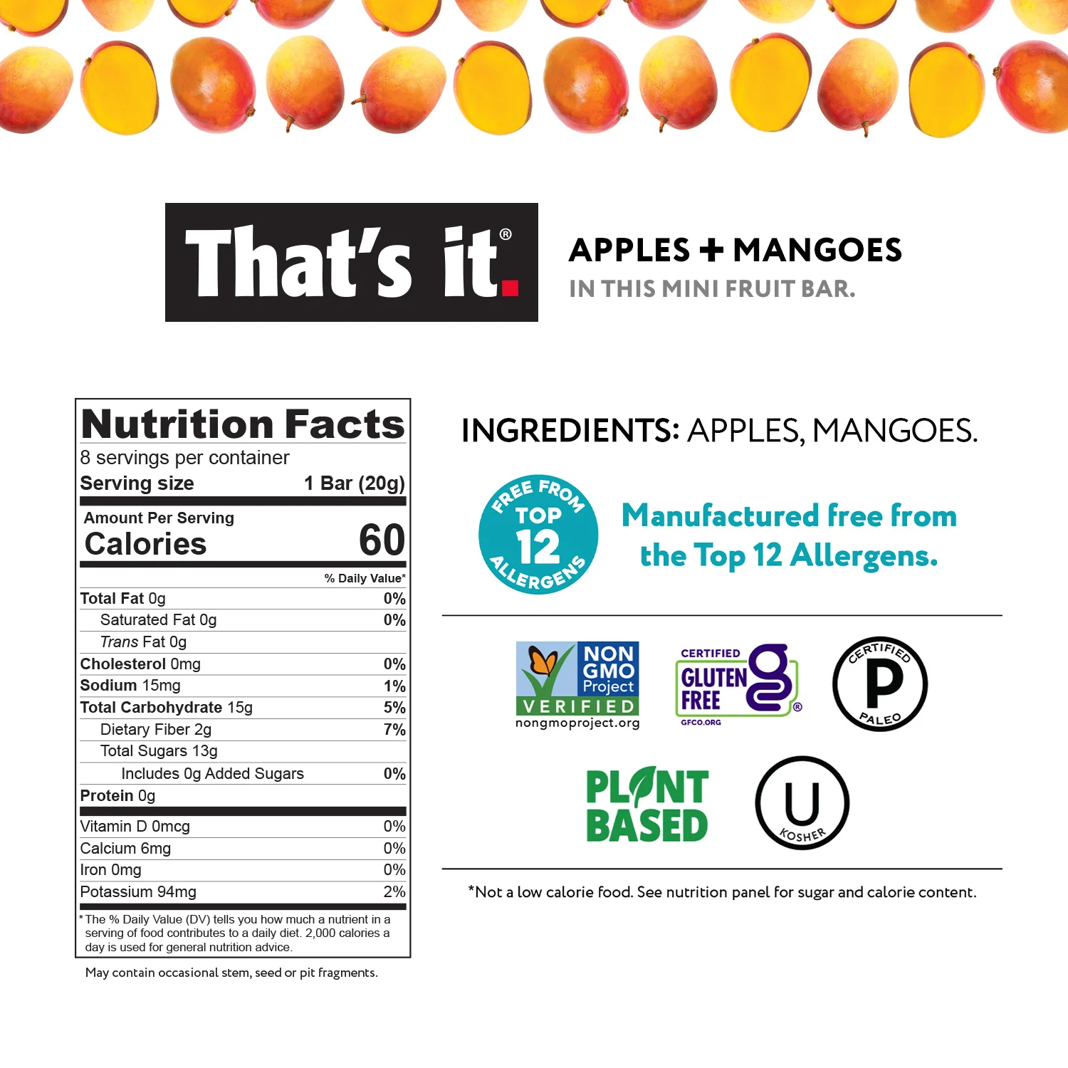 Minis Variety Pack - Blueberry, Mango & Strawberry (24 Bars) - Image 4