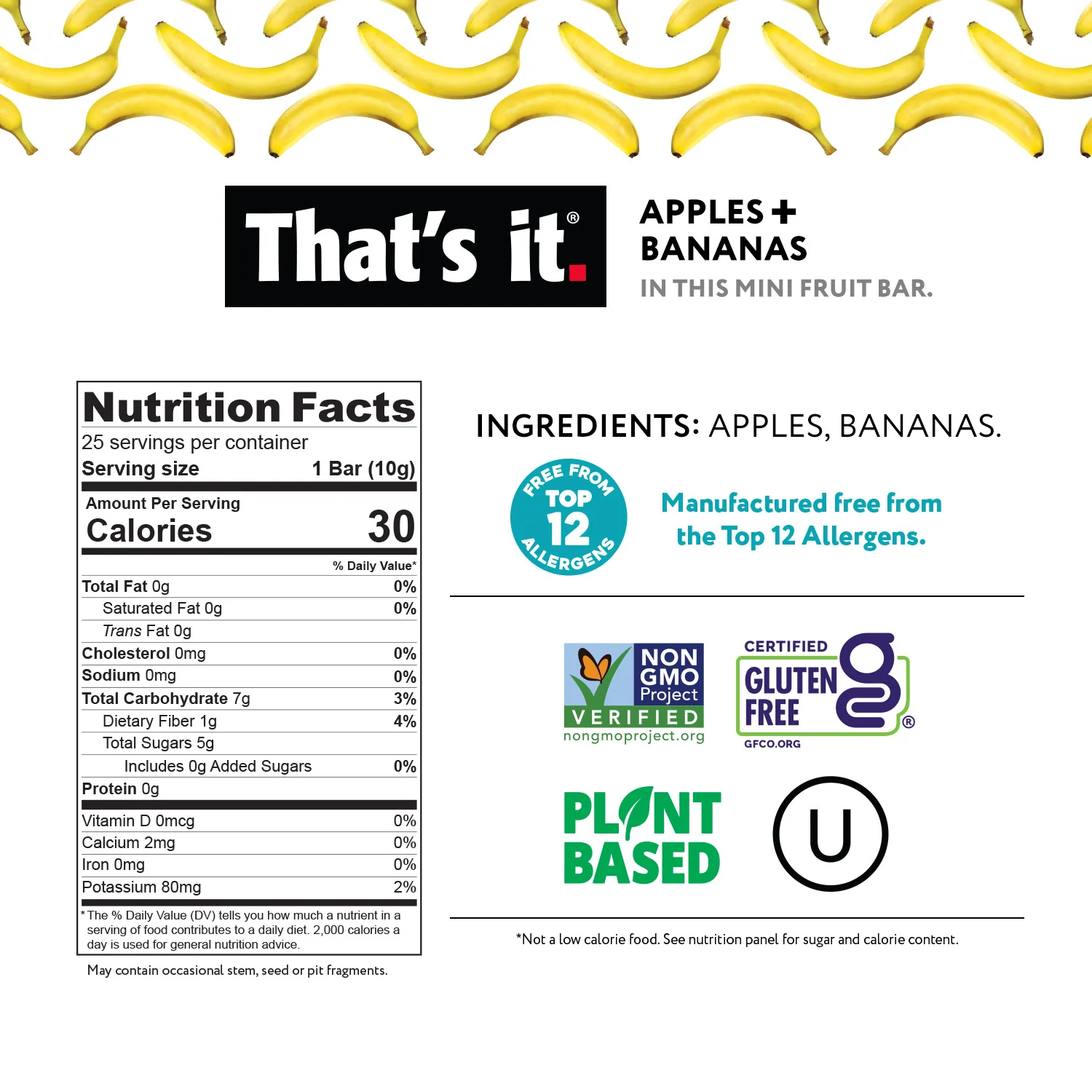 Fun Size Variety Pack - Banana & Cranberry (50 Bars) - Image 7