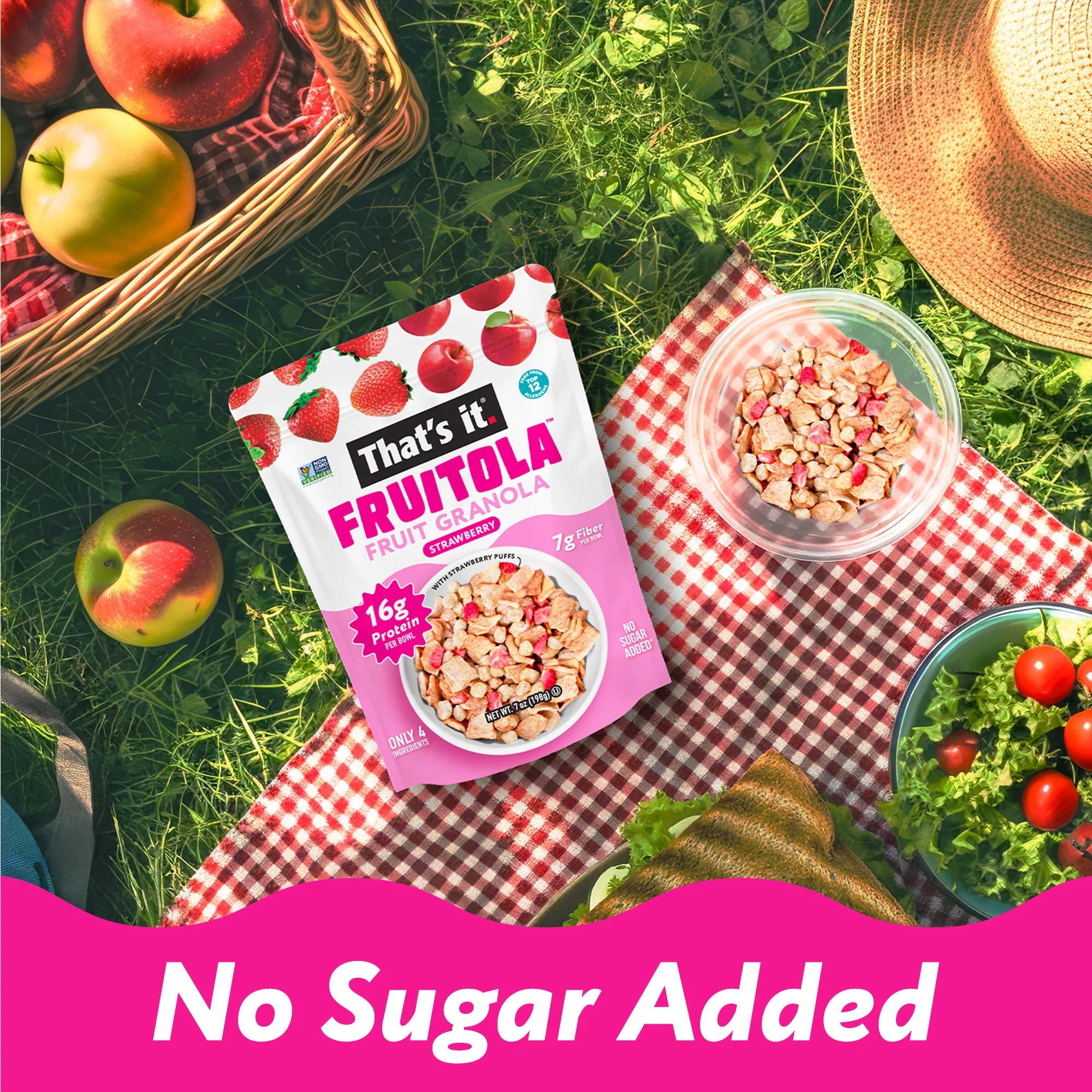 Strawberry Fruitola Fruit Granola (3 Packs) - 7oz - Image 6