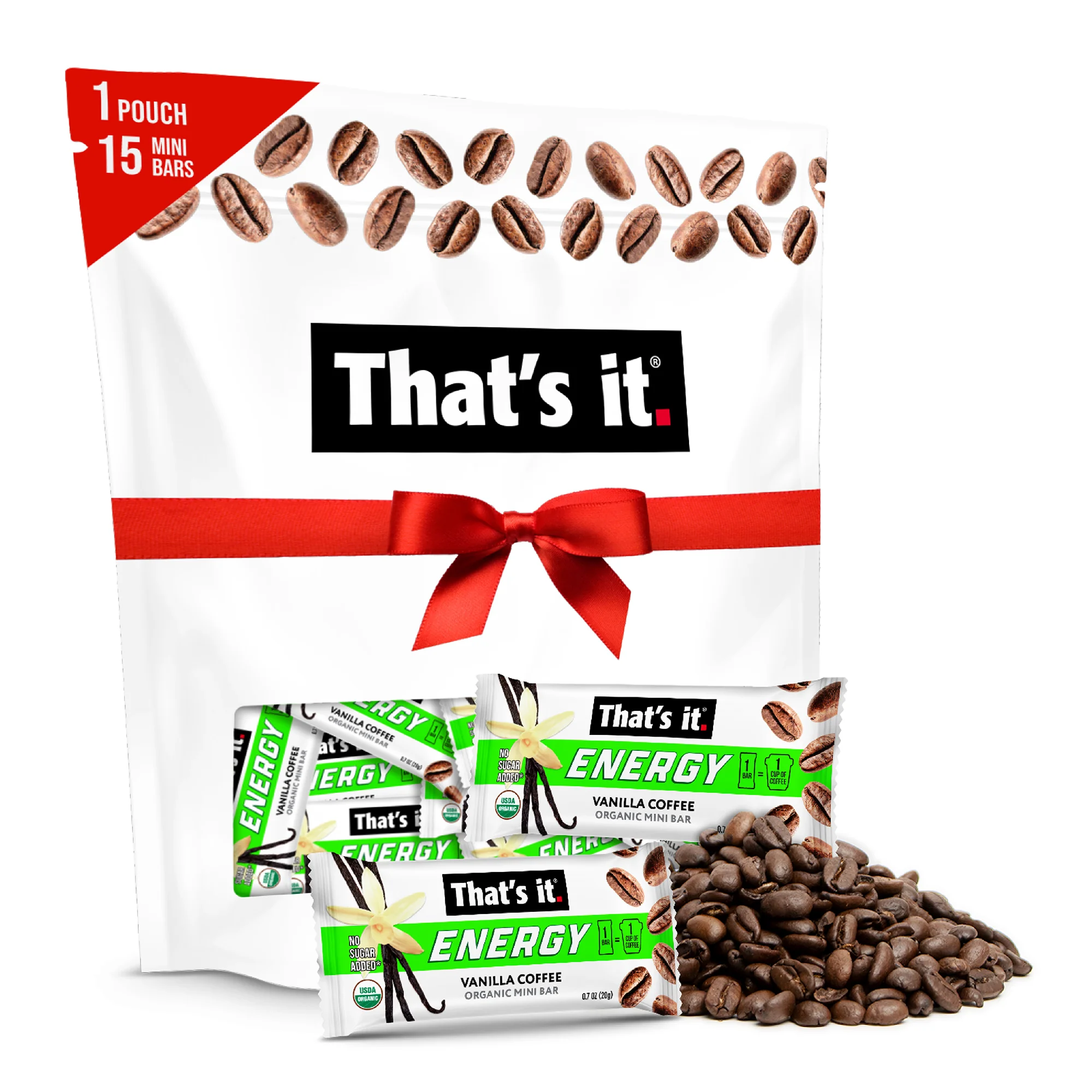 Vanilla Coffee Organic Energy Mini Bars